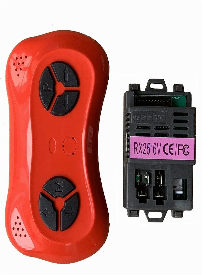 Weelye RX25 6V Kids Powered Ride On Car 2.4G Bluetooth Remote Control & Receiver Kit - Control Box Accessories for Children's Ride-On Car Replacement Parts - Image 1